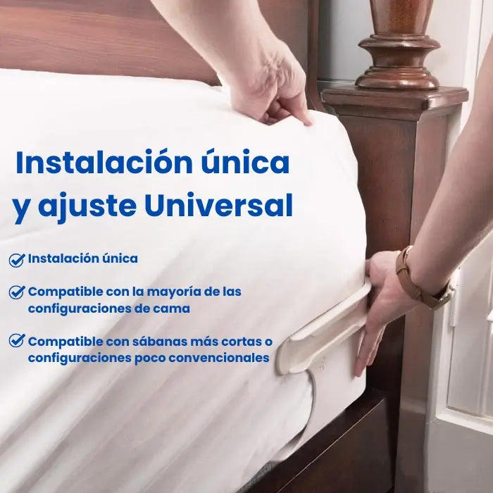 Kit x 4 Sujetadores Sabanas Universal