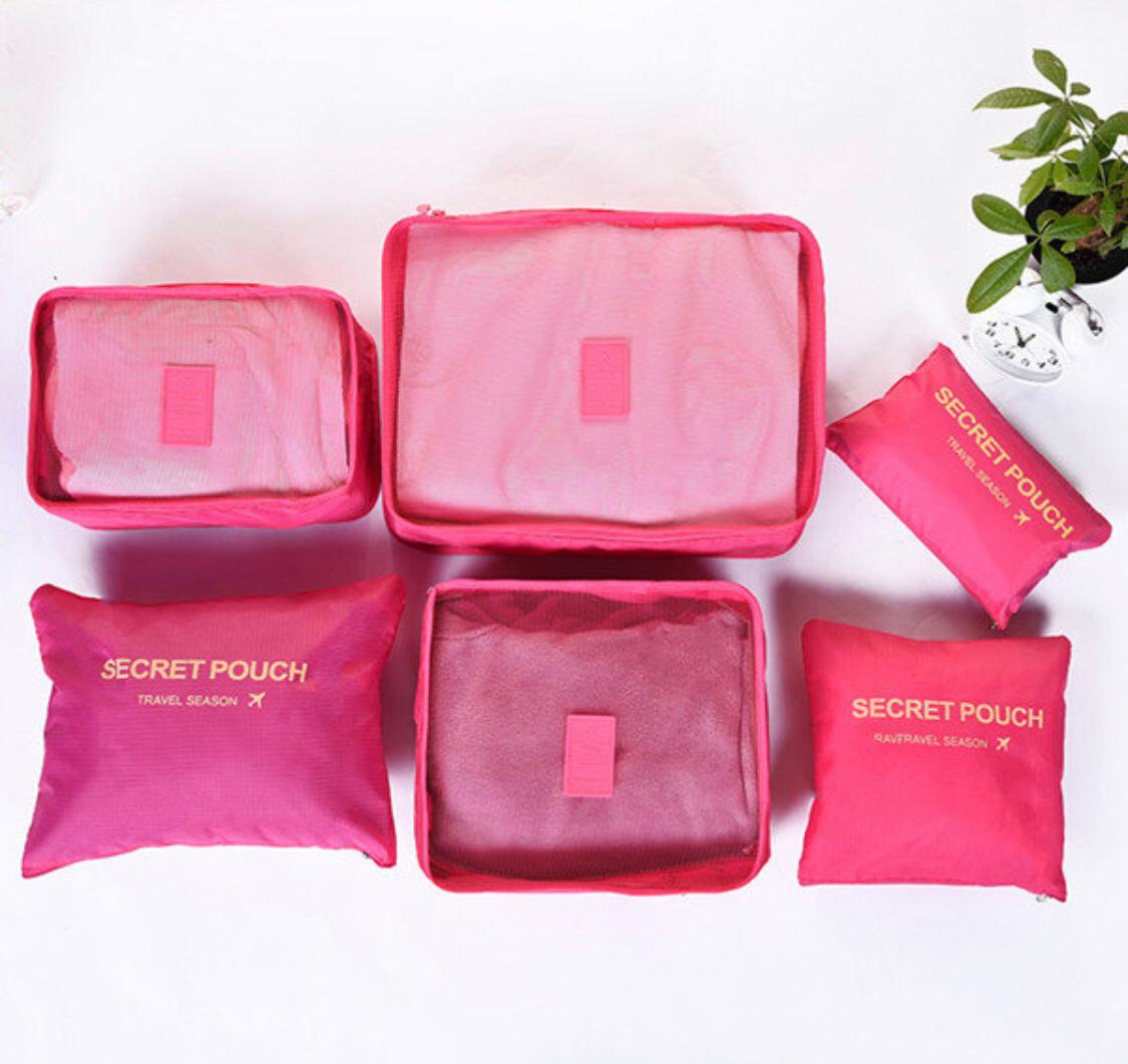KIT ORGANIZADOR PARA VIAJE (6 BOLSAS)