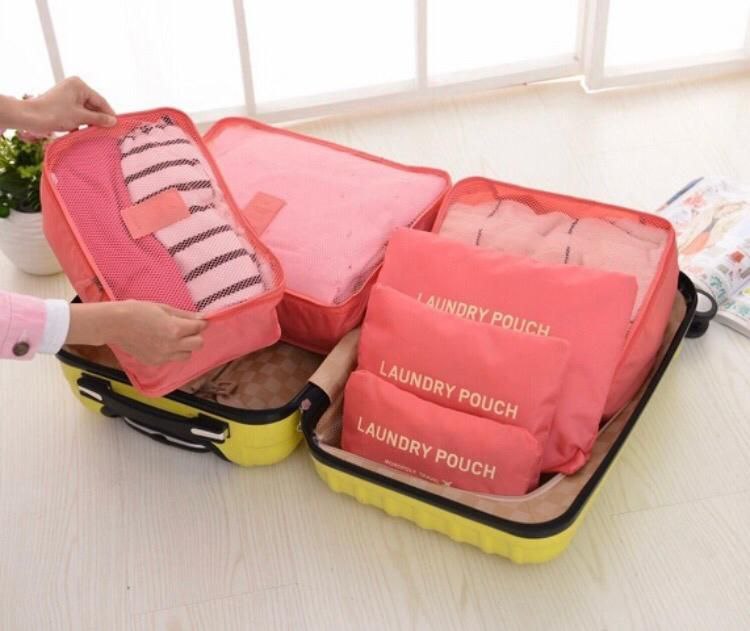 KIT ORGANIZADOR PARA VIAJE (6 BOLSAS)