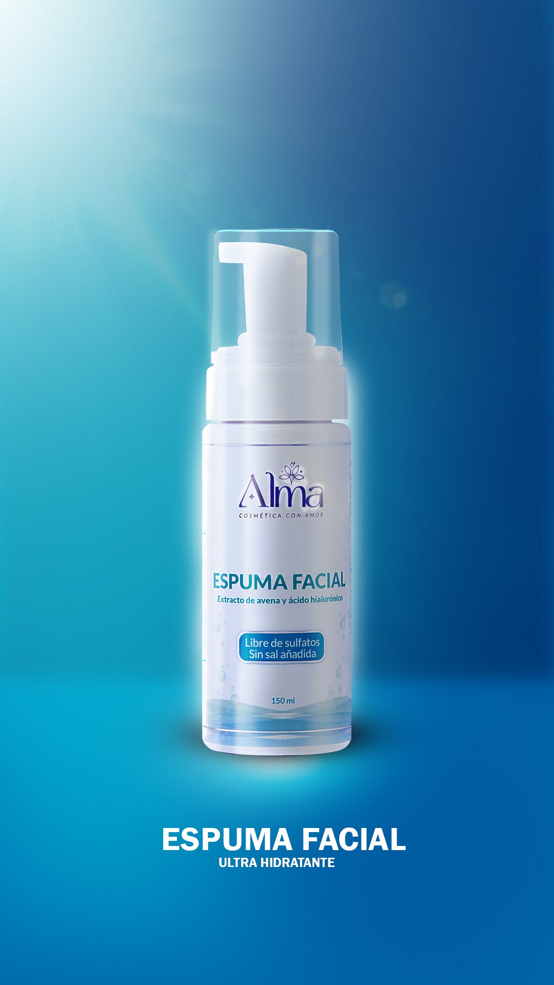 ESPUMA FACIAL LIMPIADORA ALMA