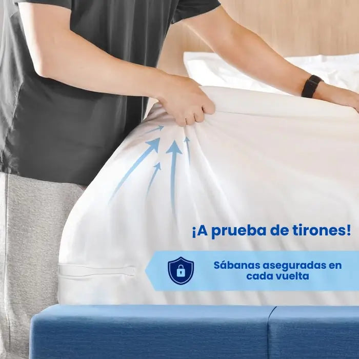 Kit x 4 Sujetadores Sabanas Universal