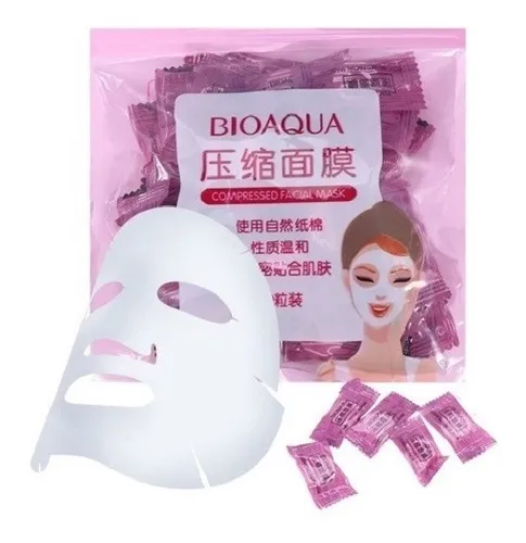 MASCARILLAS FACIALES COMPRESAS (100 CAPSULAS)